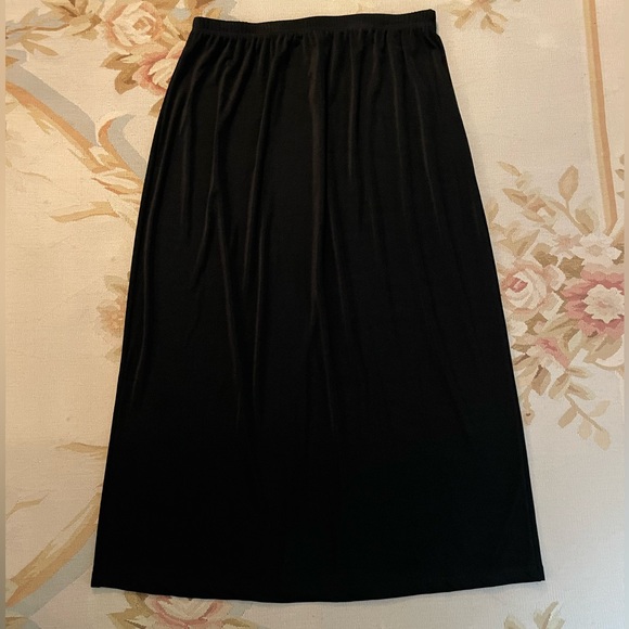 Gorgeous black Liz Baker maxi skirt size petite extra large - Picture 1 of 5